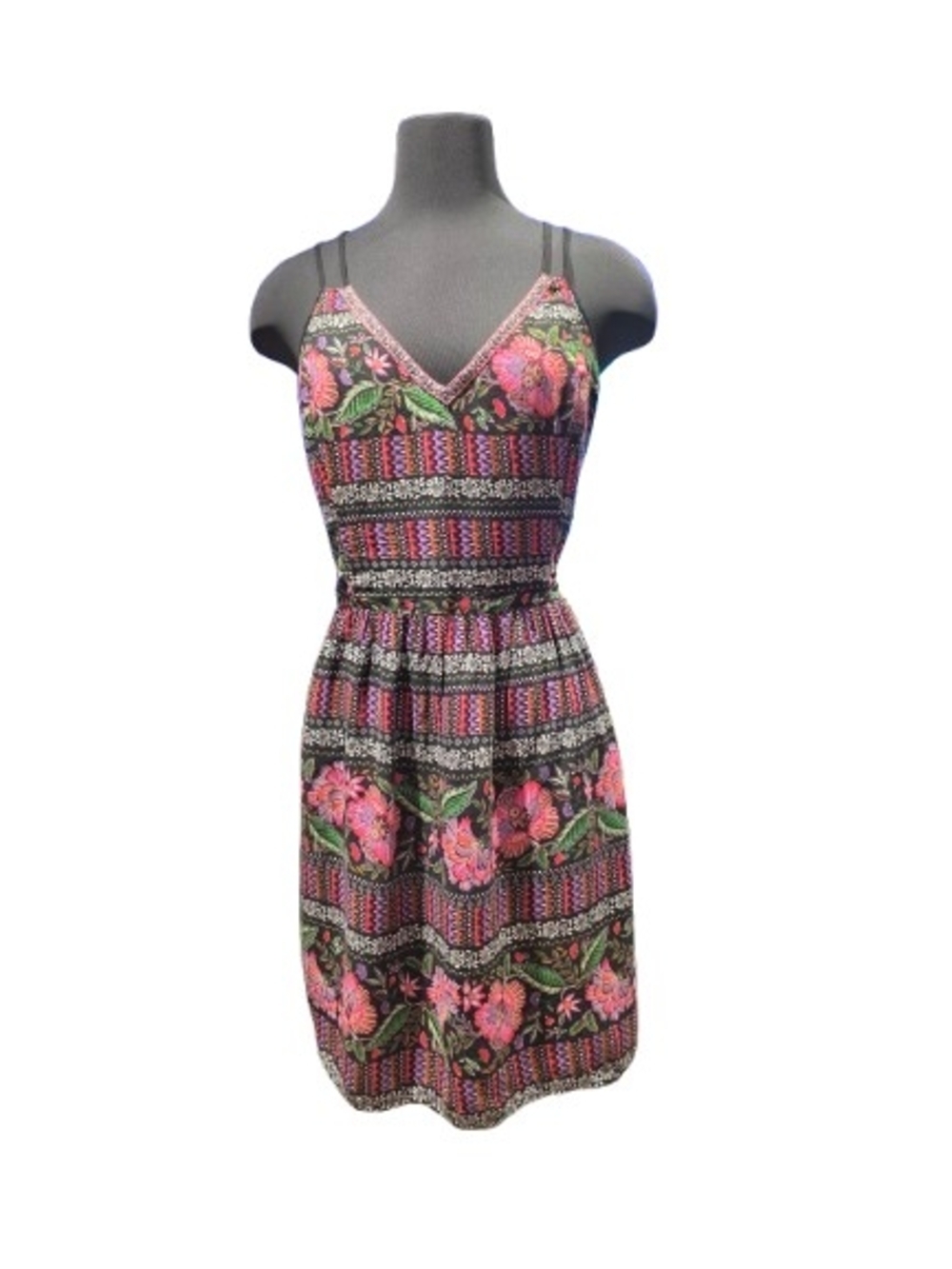 Xhilaration Boho Floral Strappy Sundress XXL